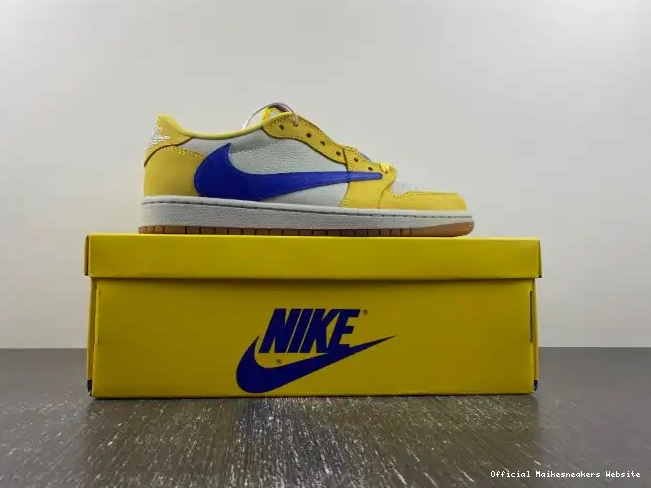 Official Maikesneakers x Jordan Low Canary OG Travis Air DZ4137-700 1 Scott 0404